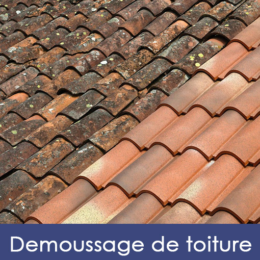 Demoussage de toiture à Saint-Maur des Fosses dans le Val de Marne 94 et à Nanterre dans les Hauts de Seine 92