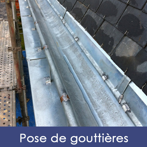 Pose de gouttières en zinc et pvc à Saint-Maur des Fosses dans le Val de Marne 94 et à Nanterre dans les Hauts de Seine 92